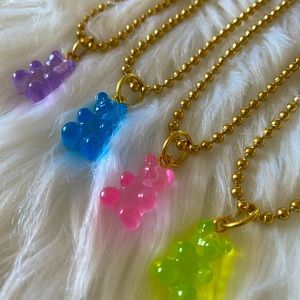 Gummy bear necklace for kids
